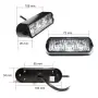 3 LED аварийна светлина, блиц, жълта LED – NA034, снимка 2
