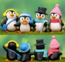 Лот фигурки Пингвини, подходящи за торта или игра, снимка 3