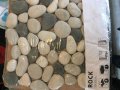 Мозайка 30х30 , речни камъни върху мрежа, внос Франция, снимка 2