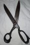 Антични големи шевни ножици GERLACH Полша 1930-те, снимка 8