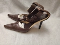 Gucci елегантни обувки на ток , снимка 3