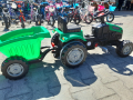 PILSAN зелен детски трактор ACTIVE с ремарке, снимка 11