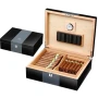 Galiner кедров хумидор със овлажнител и хидрометър за 30-50 пури, снимка 5