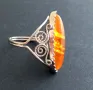 Пръстен с кехлибар , снимка 3