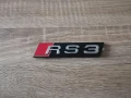 Предна решетка сребриста емблема Audi RS3, снимка 3