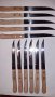 К - т от 11 броя стек - ножове Stainless  ROSTFREI с дървени дръжки , снимка 1 - Прибори за хранене, готвене и сервиране - 39157424