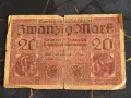 Райх банкнота - Германия - 20 марки | 1918г., снимка 1
