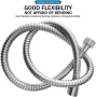 Гъвкав душ маркуч 3 м – противоусукващ, неръждаема стомана, снимка 5