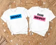 Комлект тениски за влюбени двойки 14 февруари, снимка 2