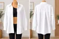🍈 Oversized бяла риза Zara♥️ л размер, снимка 1