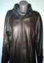 Манто тип пелерина от естествена кожа "Vera Pelle" Italy / голям размер , снимка 3