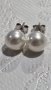 Автентични сребърни обеци 925 с перли 