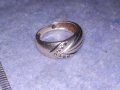 СКЪПОЦЕНЕН РЕТРО СРЕБЪРЕН ПРЪСТЕН ВИСОКА ПРОБА СРЕБРО ИНКРУСТИРАН сЮВЕЛИРНО ФАСЕТИРАНИ ЦИРКОНИ 34828, снимка 9