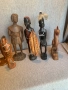 голям лот от дървени фигури статуетки, снимка 8