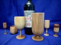 Дървени чаши.Чаши от дърво.Сувенири от дърво., снимка 1 - Дърводелски услуги - 35219522