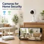 Интелигентна Wi-Fi Камера – 3MP, Двулентова (2.4G/5G Wi-Fi), Цветно Нощно Виждане и Двупосочно Аудио, снимка 9