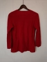 Дамска ленена червена блуза S размер, снимка 2