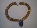 стар красив нагръден накит от златно дубле, снимка 1 - Антикварни и старинни предмети - 40288520