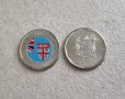 Монета. Австралия и Океания.  Фиджи. 50 цента. 2020 г. 50 години Независимост. Юбилейна., снимка 2