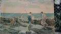 Стари картини върху платно , снимка 1
