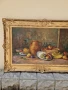 Изключителна огромна антикварна авторска майсторска картина масло върху платно , снимка 5