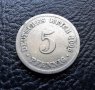 Стара монета 5 пфенига 1906 г.буква А - Германия- рядка, топ цена !, снимка 9