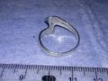 ЕЛЕГАНТЕН СТИЛИЗИРАН ВИНТИДЖ АРТ СРЕБЪРЕН ПРЪСТЕН СРЕБРО 900 ПРОБА МАЙСТОРСКА ИЗРАБОТКА 37869, снимка 8