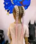 🥰Боксьорски Плитки🤎 Box braids Детски прически Опашки Бохо Туистъри Ариел Къдрици Афро Канекалон , снимка 6