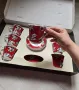 Сервиз от 6 броя за кафе с табличка, снимка 2