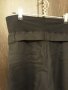 Къс черен панталон висока талия , ефектна комбинация от плат и памук, снимка 9