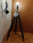Телескопична подова лампа.Тринога основа - разтегателна., снимка 17