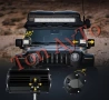 Комплект Лед Бар 20" 380W 52см +  2бр Халогени 4" 10см 60W + Окабеляване + Копче 12/24V за Кола АТВ , снимка 5