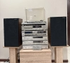 🔊Висок клас аудио сет Technics - стъпало, предусилвател с тунер, дек, CD, грамофон и колони, снимка 2