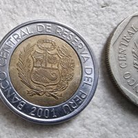Монети .Перу. 10, 20,  50 сентимос. 1 и 5 солес. 5 бройки., снимка 6 - Нумизматика и бонистика - 42617891