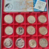 Лот сребърни монети-12 броя със сертификати, снимка 3 - Нумизматика и бонистика - 42088966