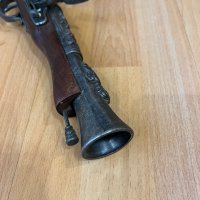 Стара реплика на кремъчен пистолет, снимка 7 - Антикварни и старинни предмети - 42218361