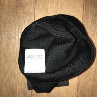 Зимна шапка, DSQUARED черна, снимка 3 - Шапки - 42600887