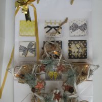Нова Светеща Коледна звезда в подаръчна опаковка, снимка 1 - Декорация за дома - 30975446