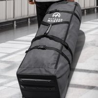 OutdoorMaster Подплатена пътна чанта за голф с подсилени колела, 900D, снимка 7 - Голф - 42839805