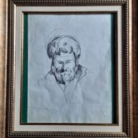 Владимир Димитров Майстора -рисунка с молив на мъж