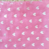 Розов шал на сърца, снимка 2 - Шалове - 36832026