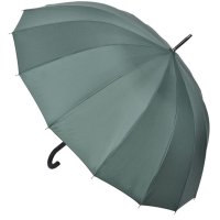 Чадър за дъжд бастун автоматичен тъмно зелен 93,5 см, снимка 3 - Други - 42877658