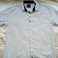 Нова мъжка риза с къс ръкав - НЕ Е НОСЕНА, снимка 1 - Ризи - 29095723