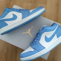 Размер 40 Сини Обувки Nike Air Jordan 1 Low унисекс , снимка 2 - Маратонки - 44236411