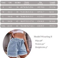 Нови Дънкови летни къси панталони с протрит подгъв за жени размер С , снимка 5 - Къси панталони и бермуди - 40708092