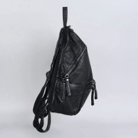 Дамска чанта STELS Q44, Екологична кожа, 38x14x30см, Черен, снимка 3 - Чанти - 44398742
