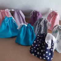 Текстилни памучни торбички за подаръци, снимка 3 - Други - 31003657