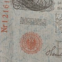 Райх банкнота - Германия - 1000 марки / 1910 година - 17995, снимка 5 - Нумизматика и бонистика - 31029694
