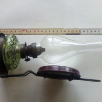 Стара газена лампа, /№5/ комплект със стъклото., снимка 8 - Антикварни и старинни предмети - 44930812