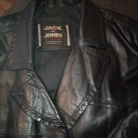 Нова черна шуба телешки бокс jack and jones, снимка 4 - Якета - 44567349